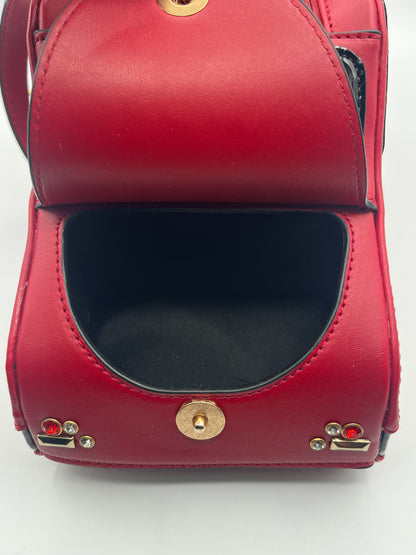 Red vroom handbag