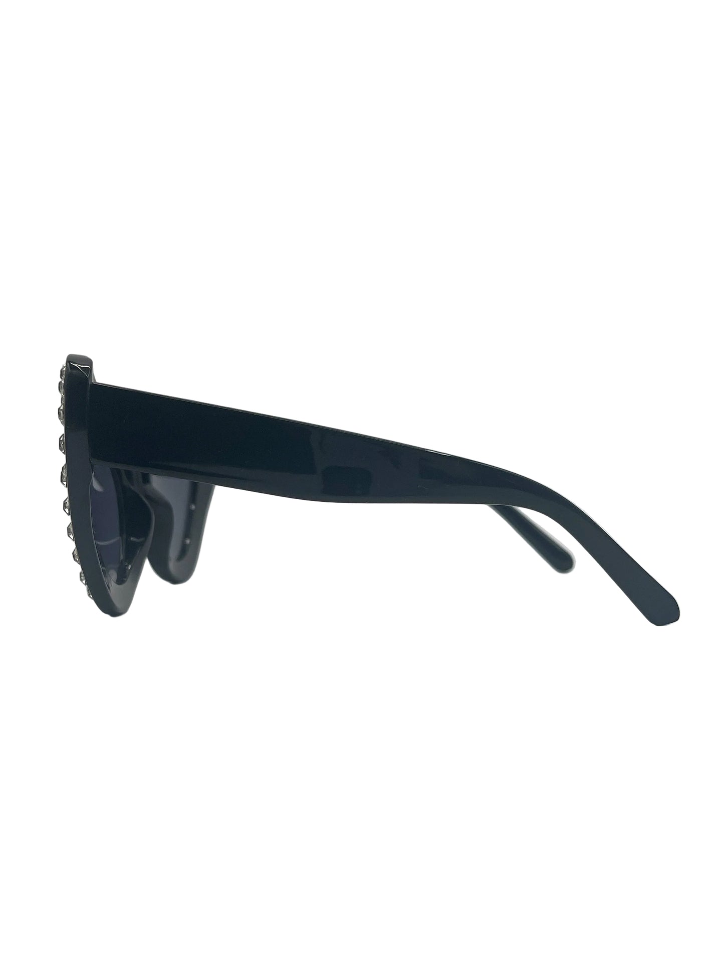 Crystal Brimmed sunglasses