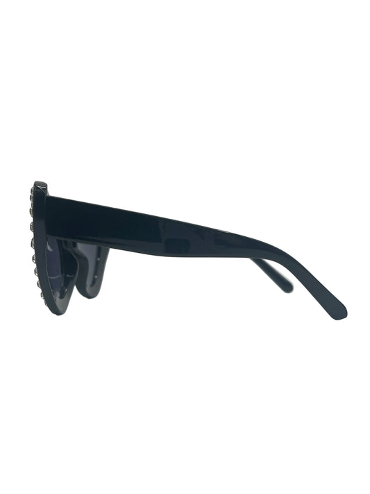 Crystal Brimmed sunglasses