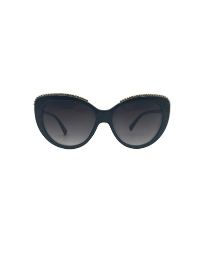 Gold trim top sunglasses
