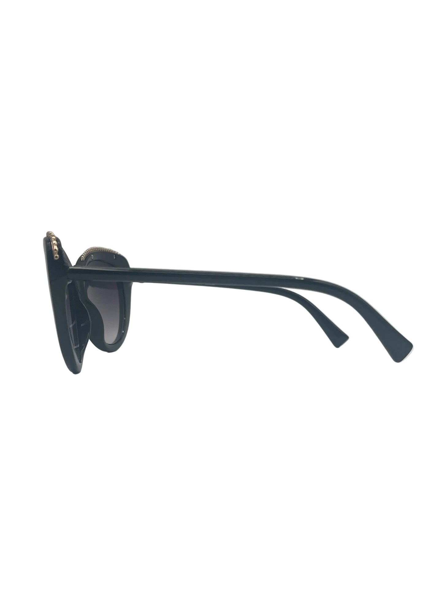 Gold trim top sunglasses