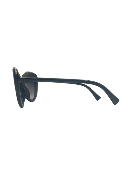 Gold trim top sunglasses