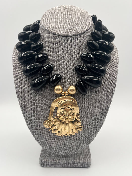 Fall time cluster necklace
