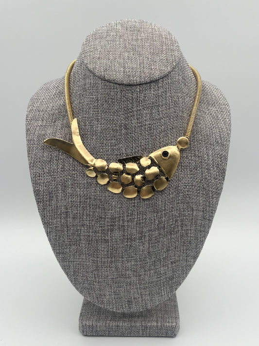 Aquatic charm necklace
