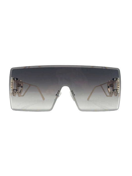 Double heart stem sunglasses