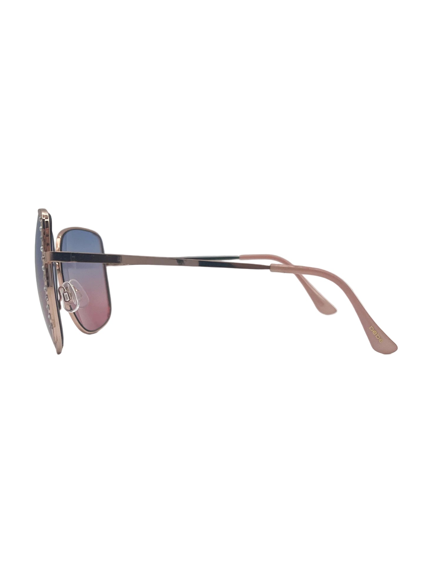 Thin Crystal brim sunglasses