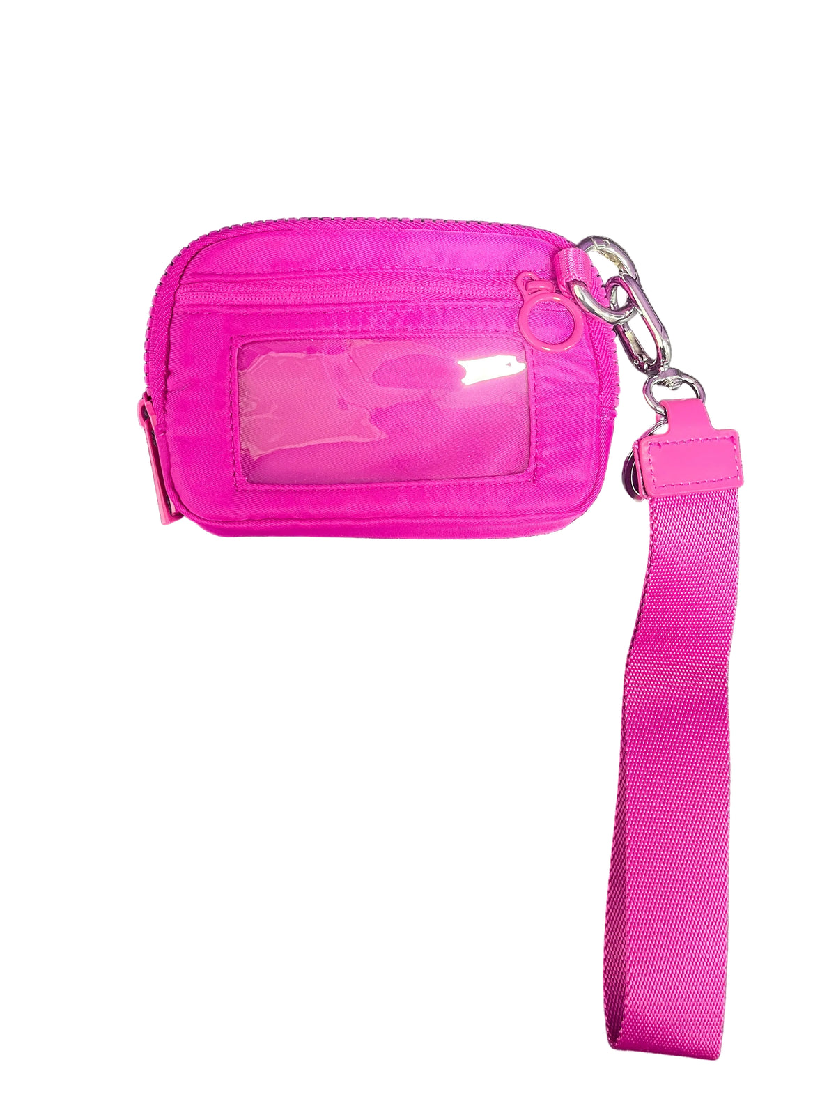 Pink ID Holder Wristlet