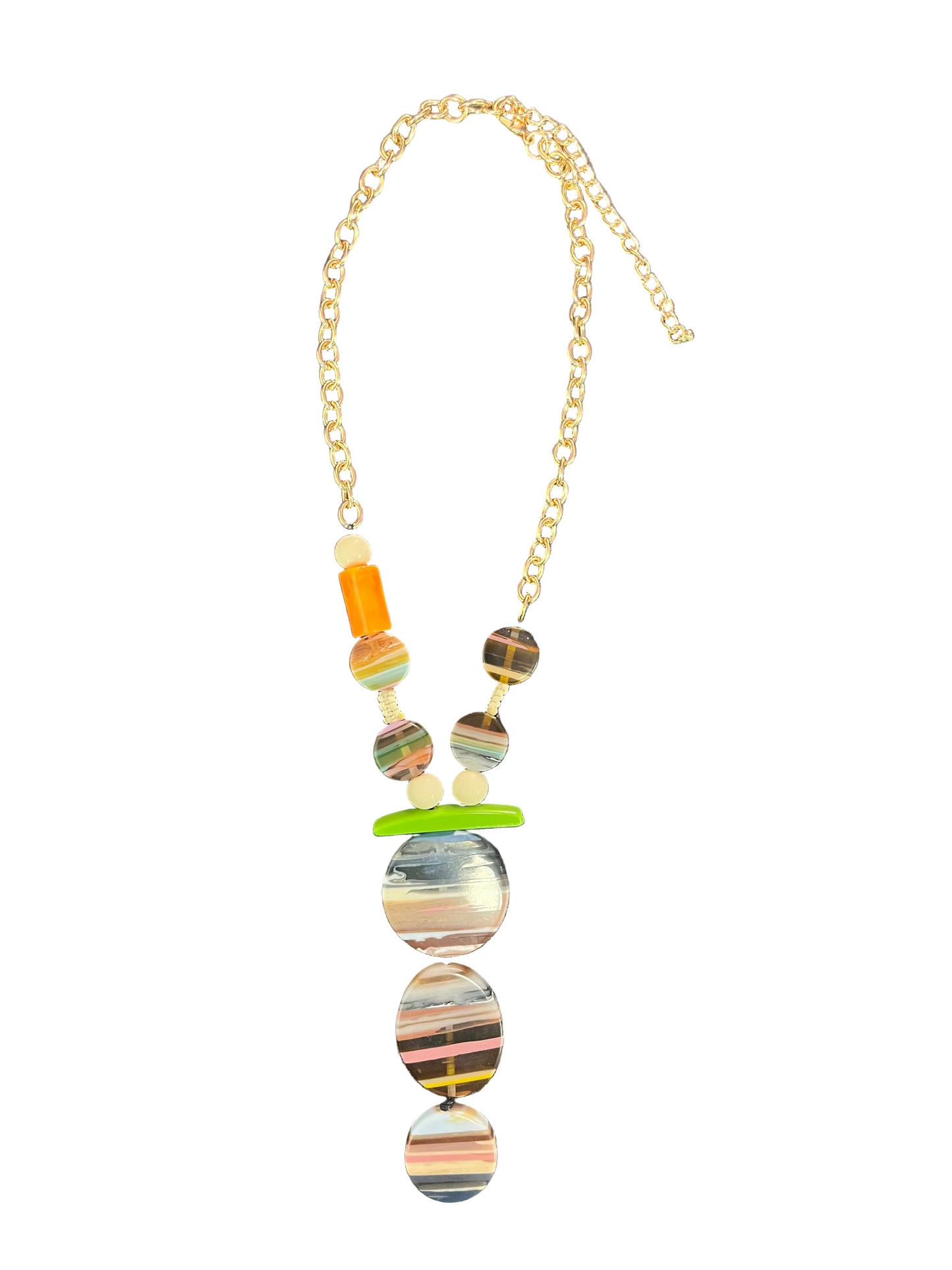 Abstract fashion necklace