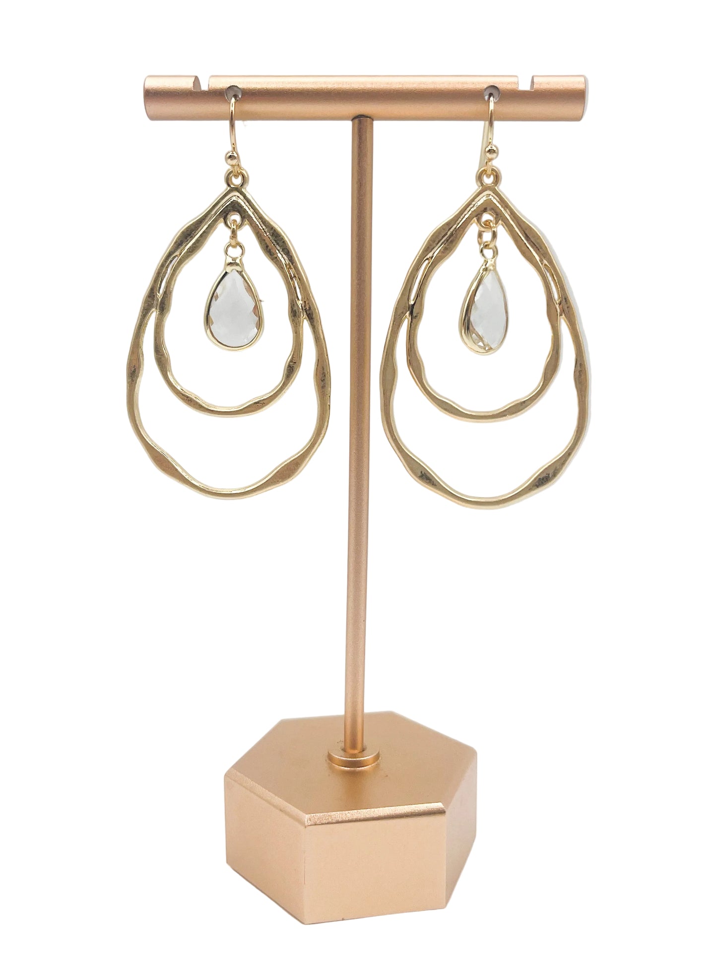 Layered Teardrop earrings