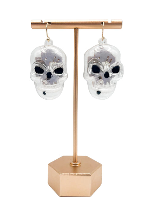 Spooky season light up earrings