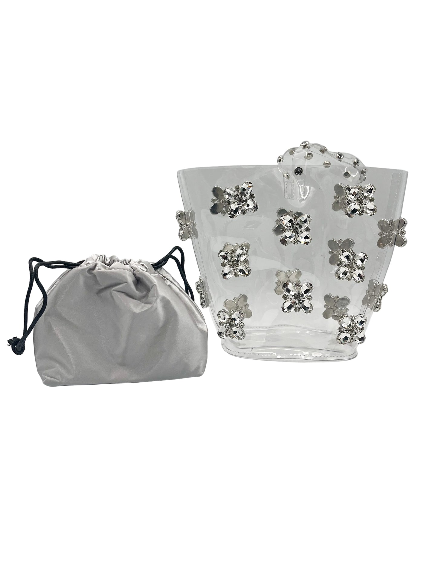 Clear fashion handbag