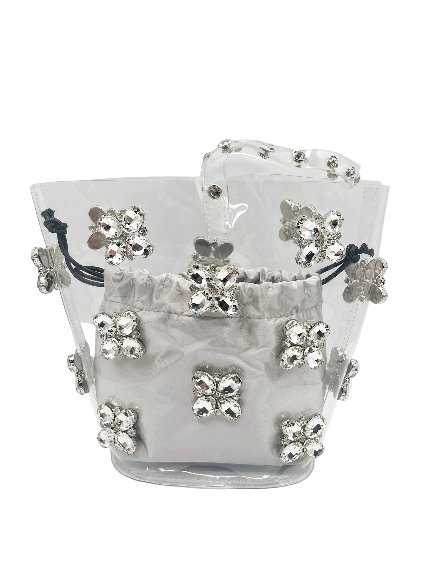 Clear fashion handbag