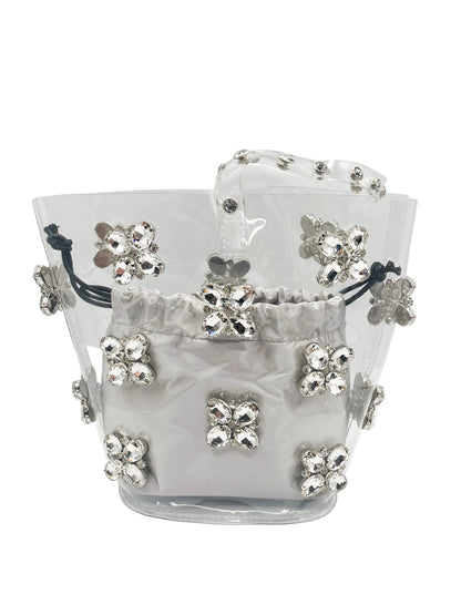 Clear fashion handbag
