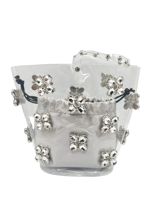Clear fashion handbag
