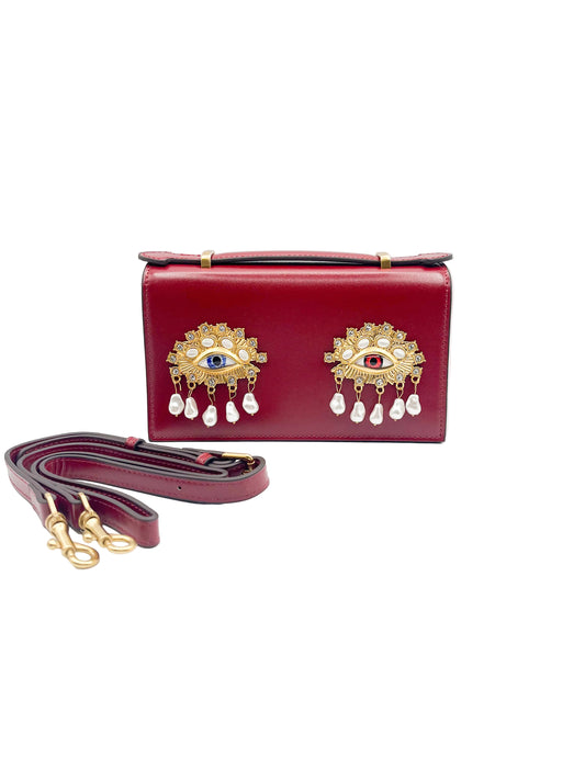 Red fashion handbag