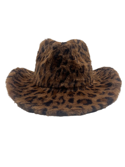 Fuzzy fall Printed Hat