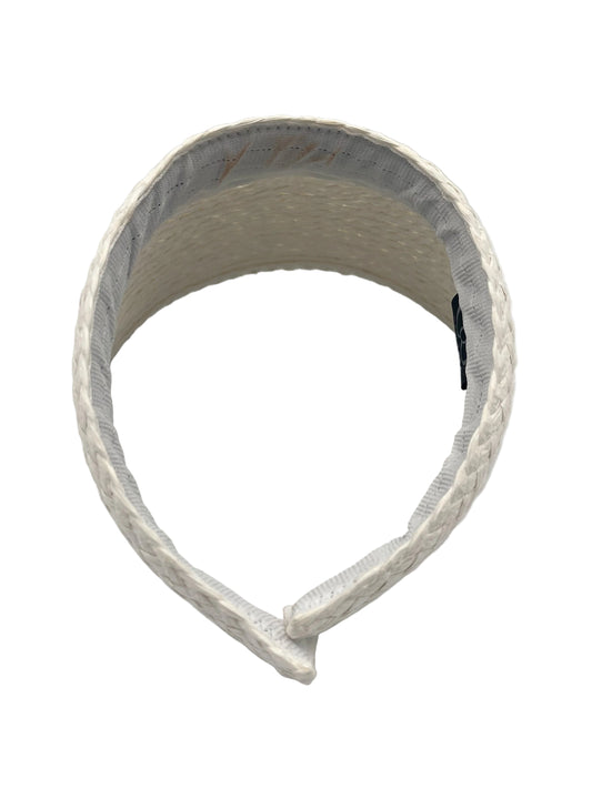 Sparkle white visor