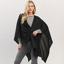 Asymmetrical Pull Through Poncho