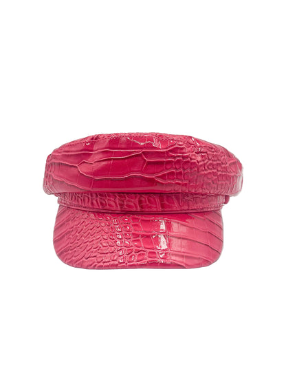 Red Textured Hat