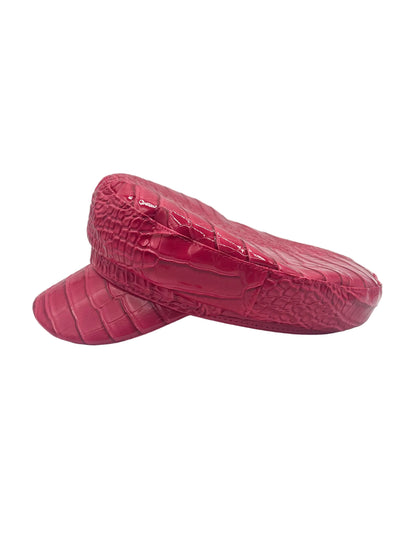 Red Textured Hat