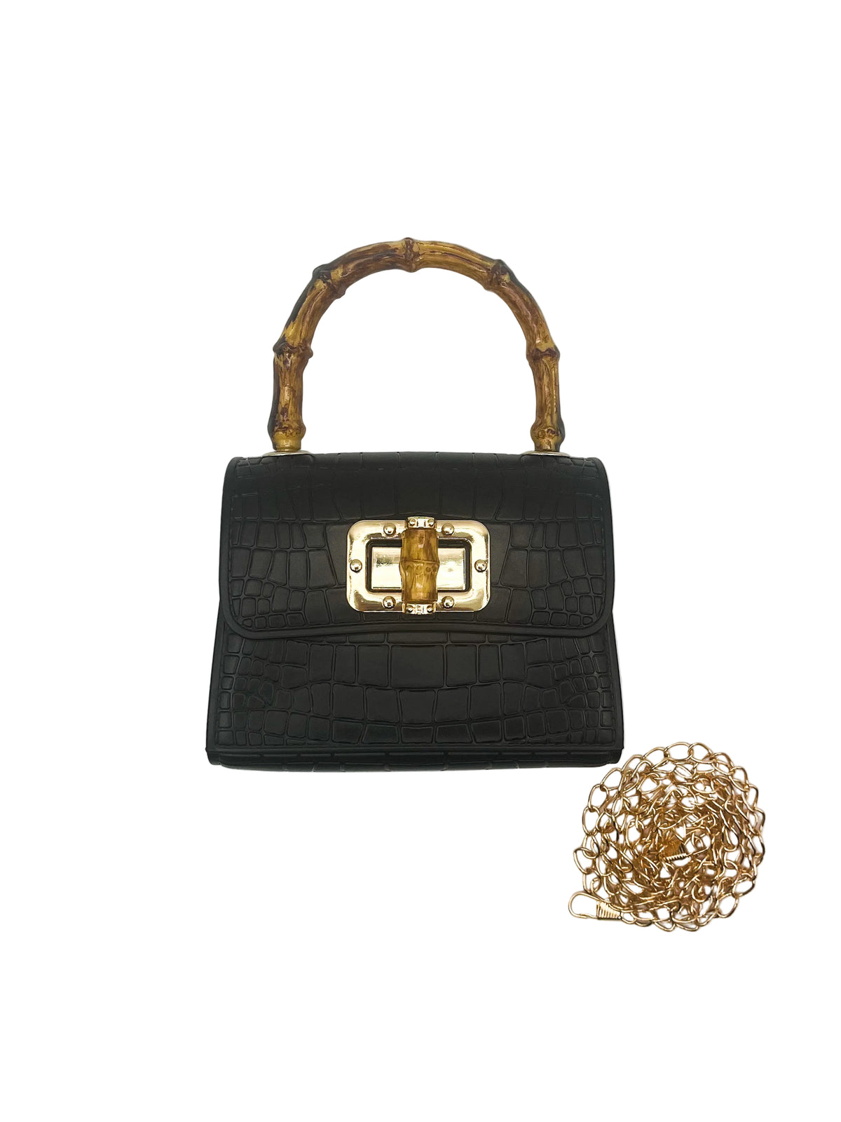 Small textured crossbody