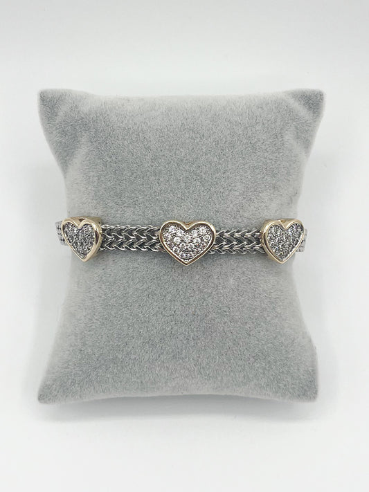 Crystal Heart Bracelet