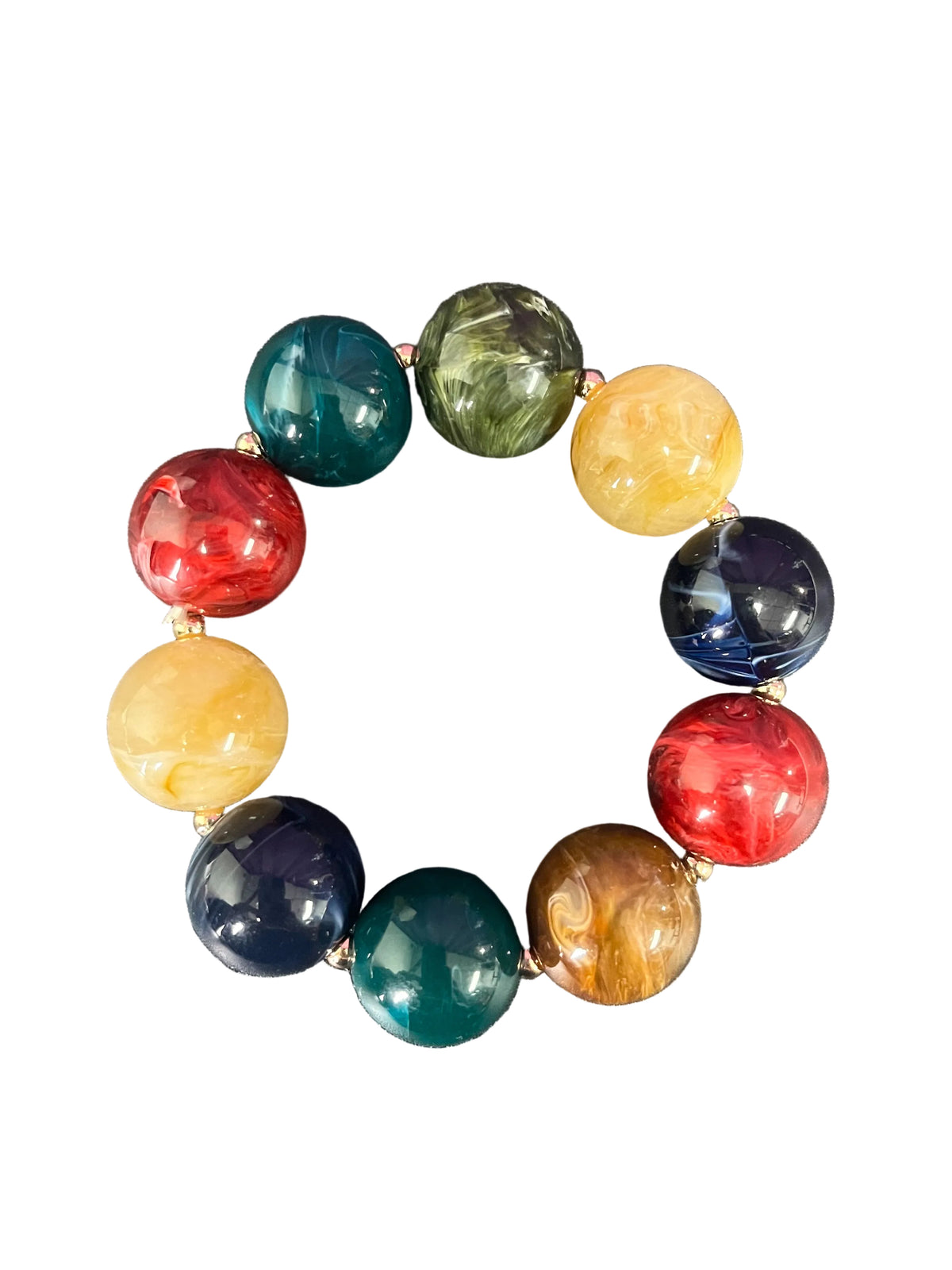 Fall Multicolored Stretch bracelet