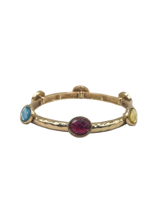 Dainty Multicolored Charm Stretch bracelet