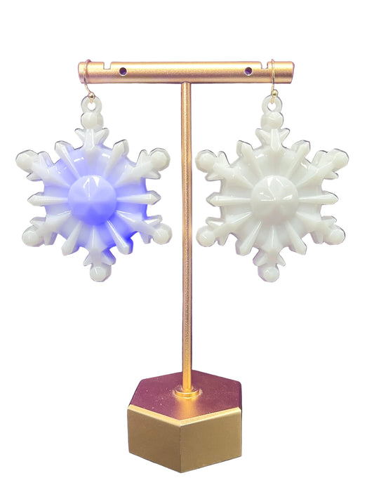 Light up winter time earrings