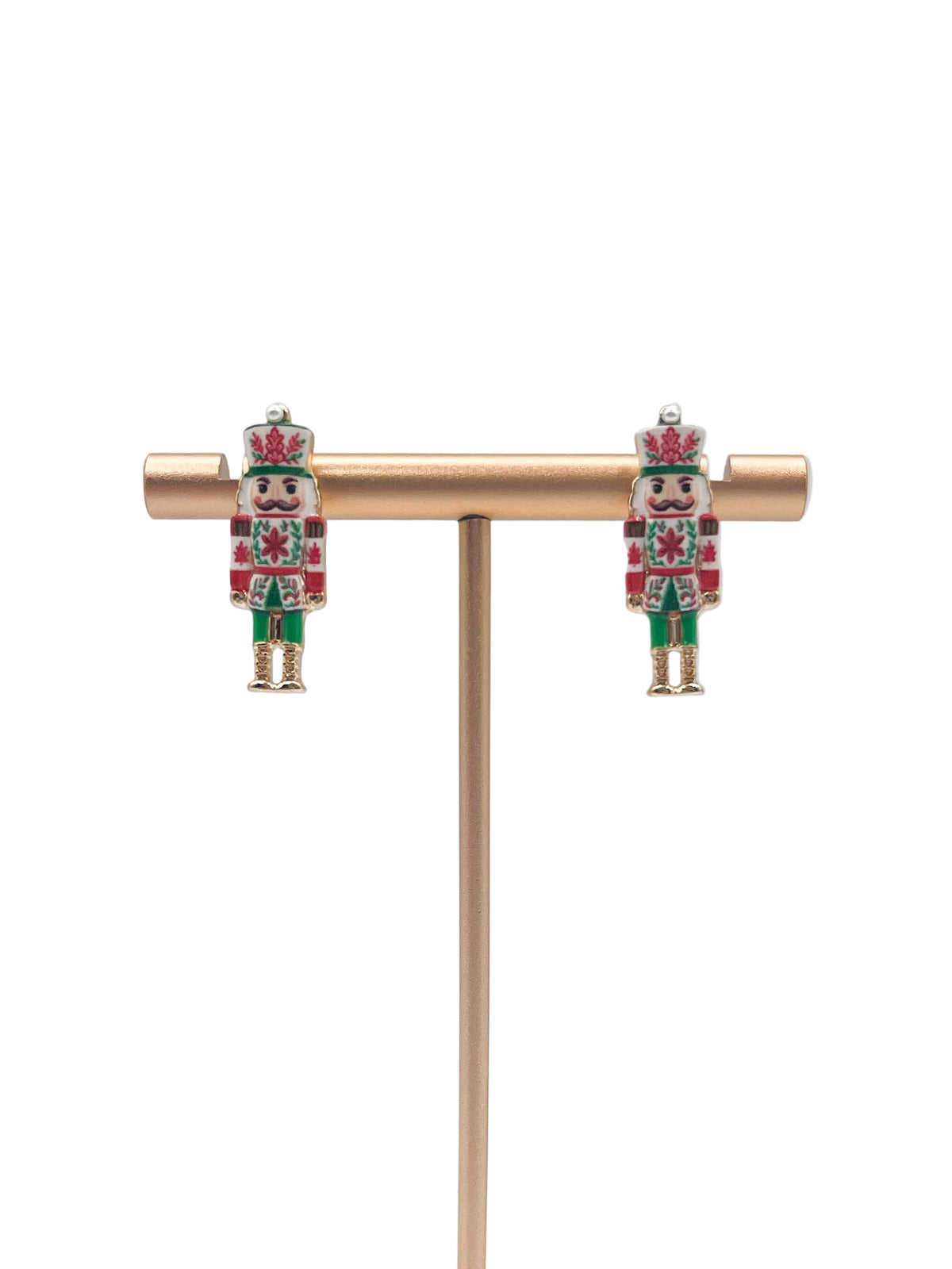 Petite winter post earrings