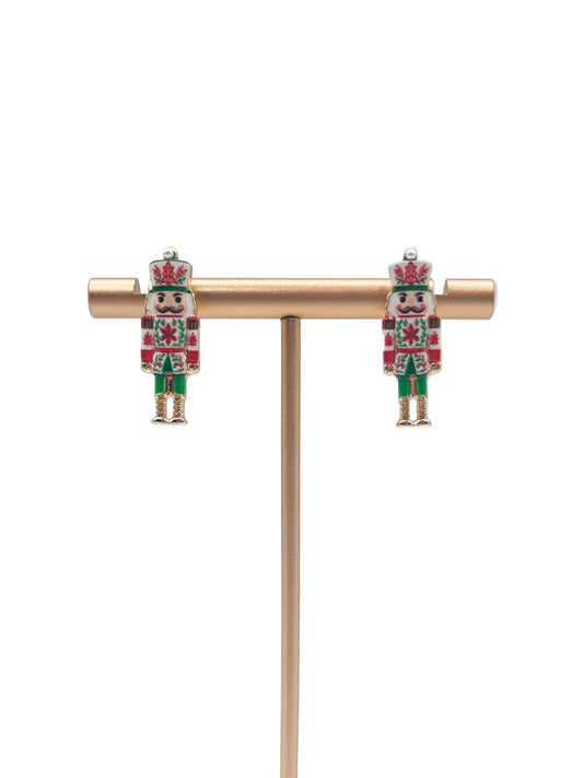 Petite winter post earrings