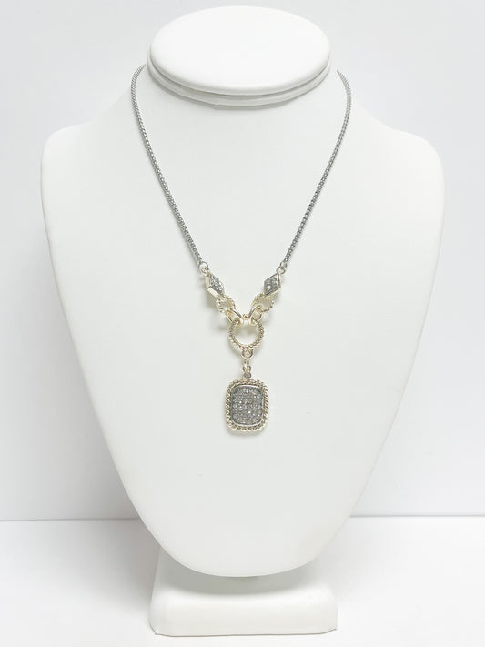 Square Pendant Necklace
