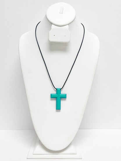 22"L Cross Pendant Necklace