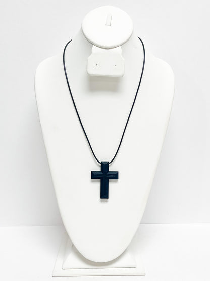 22"L Cross Pendant Necklace