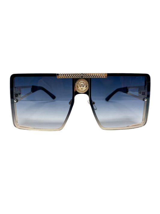 Oversized Classic Retro Modern Shield Sunglasses