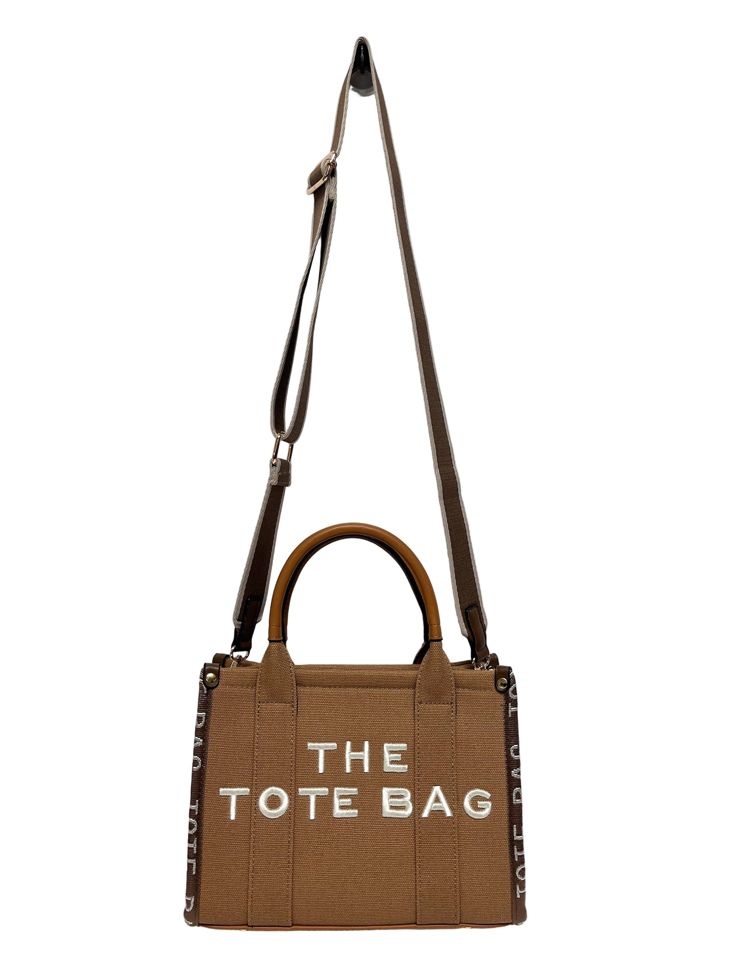 Brown tote bag set