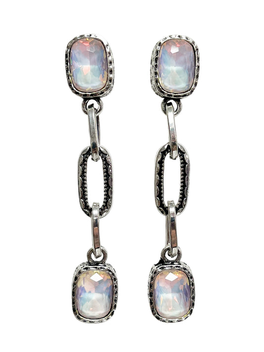 Dangle Crystal Chainlink earrings