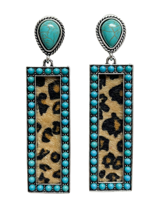 Rectangle fashion earrings