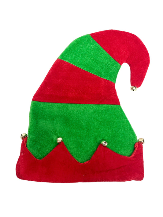 Green and striped bells hat