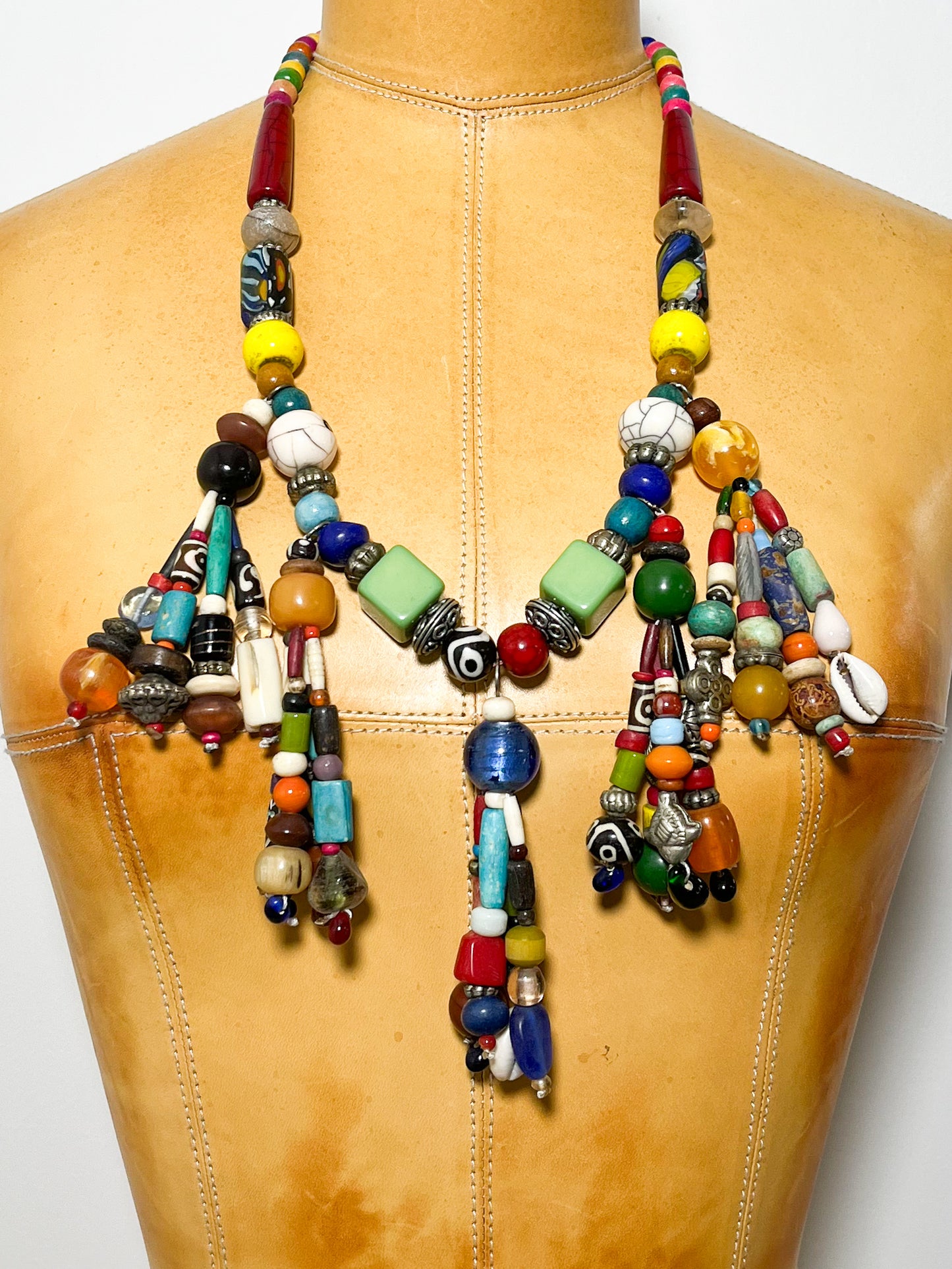 Chunky Multiple Pendant Necklace