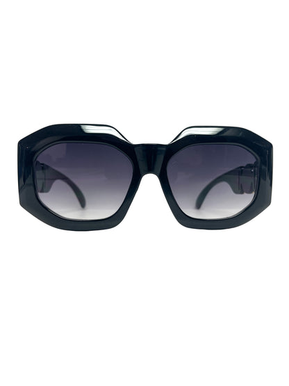 Circle geometric sunglasses