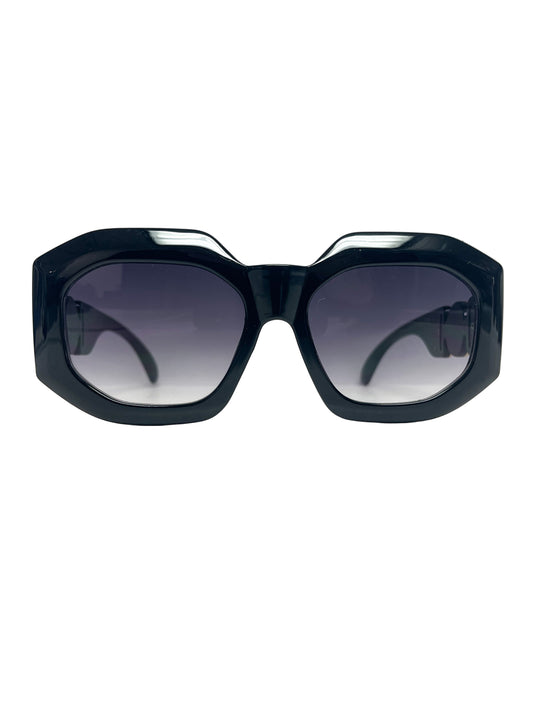 Circle geometric sunglasses