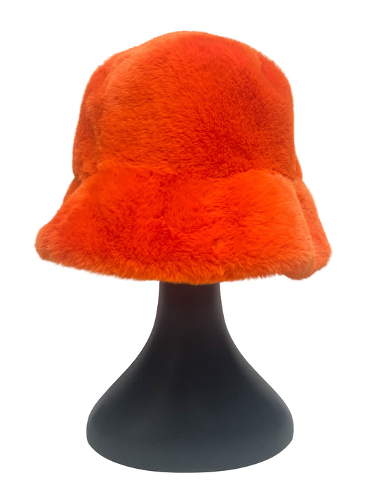 Fuzzy bucket hat