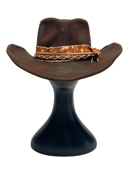 Distressed Brown hat